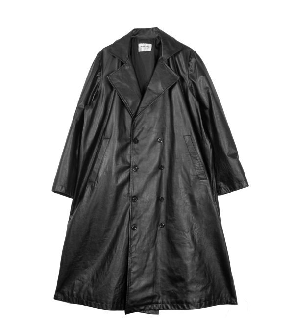 LEATHER TRENCH LONG